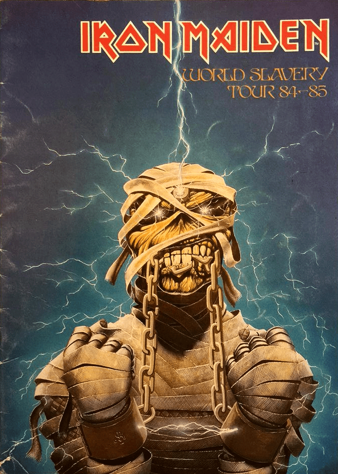 Iron Maiden - World Slavery Tour 1984-85 Programme VG