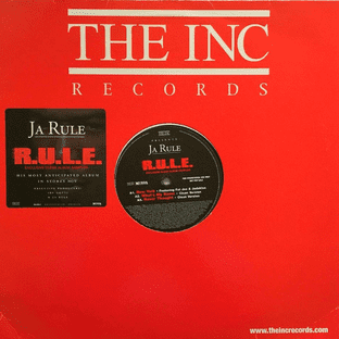 Ja Rule - R.U.L.E. Clean Album Sampler EP (12") (Promo) (VG/VG)