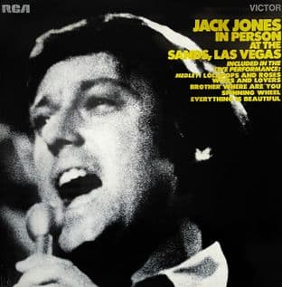 Jack Jones - Jack Jones In Person At The Sands, Las Vegas (LP) (VG/G-VG)