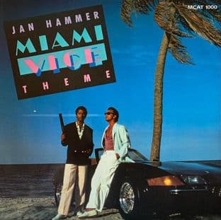 Jan Hammer - Miami Vice Theme (12") (EX-/VG+)