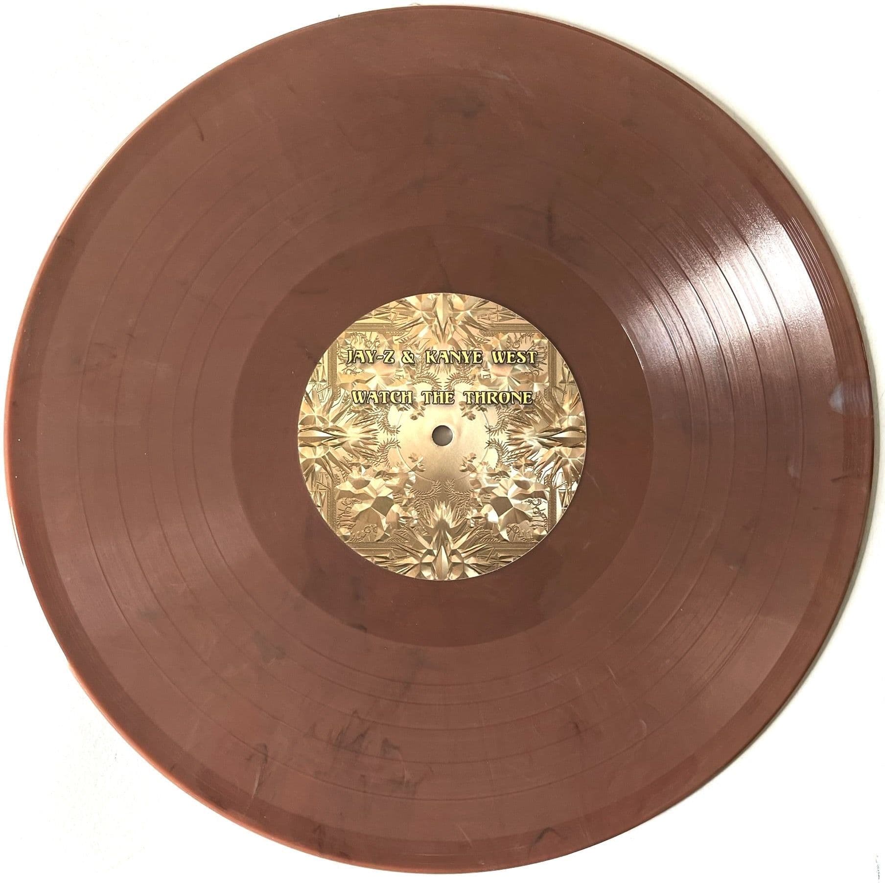 Jay-Z & Kanye West - Watch The Throne LP Brown Vinyl VG-EX/NM
