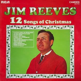 Jim Reeves – 12 Songs Of Christmas (LP) (G+/G-VG)