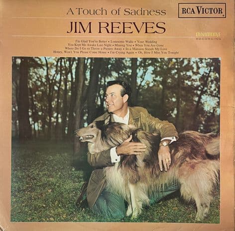 Jim Reeves - A Touch Of Sadness (LP) (G-VG/G+)