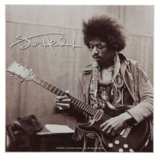 Jimi Hendrix - Autograph Black & White (Sticker)