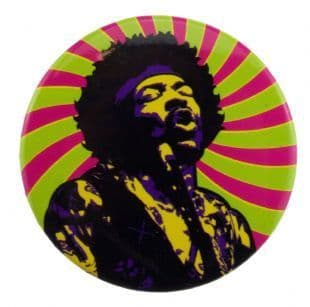 Jimi Hendrix - Psychedelic 1 (38mm Button Badge)