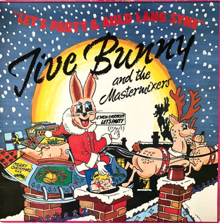 Jive Bunny And The Mastermixers - Let's Party/Auld Lang Syne (12") (VG/G)