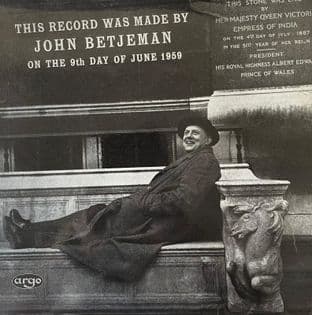 John Betjeman - John Betjeman Reads Selected Poems Volume Two (LP) (EX-/VG-)