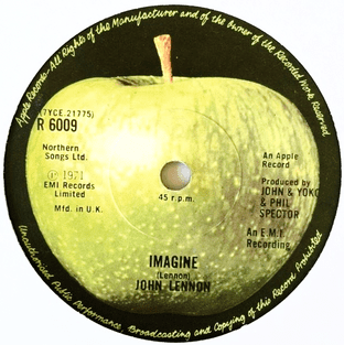John Lennon - Imagine (7") (G+/EX)