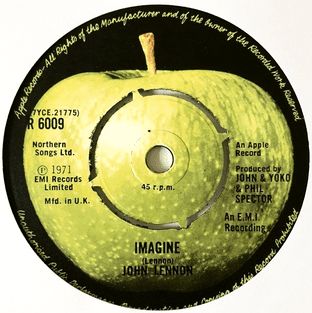 John Lennon - Imagine (7") (VG-/NM)