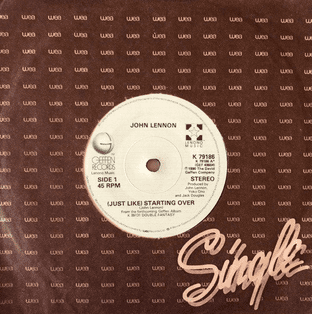 John Lennon - (Just Like) Starting Over (7") (VG/VG-) (2)