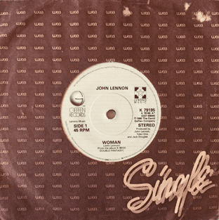 John Lennon - Woman (7") (VG++/G)