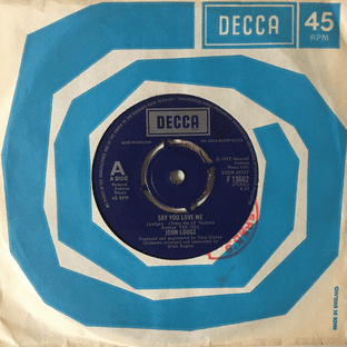 John Lodge ‎- Say You Love Me (7") (VG+/G++)