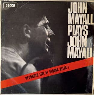 John Mayall - John Mayall Plays John Mayall (LP) (Mono 1st Pressing) (VG/VG)