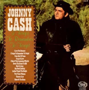 Johnny Cash - I Forgot To Remember To Forget (LP) (G+/G-VG)
