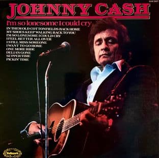 Johnny Cash - I'm So Lonesome I Could Cry (LP) (G+/G-VG)
