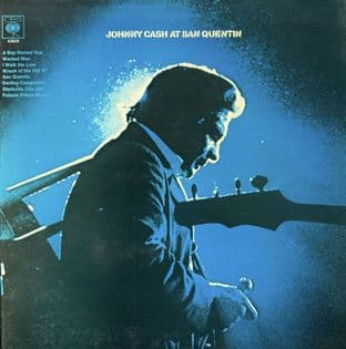 Johnny Cash - Johnny Cash At San Quentin (1969 LP) (VG-/VG)