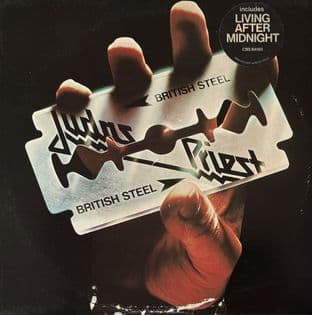 Judas Priest ‎- British Steel (LP) (1st Pressing) (EX/VG)