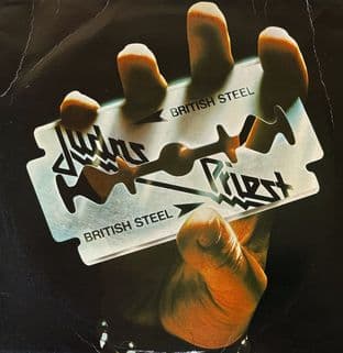 Judas Priest - British Steel (LP) (1st Pressing) (VG+/G-VG)