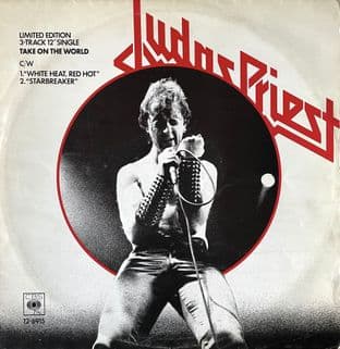Judas Priest - Take On The World (12”) (VG-/VG-)