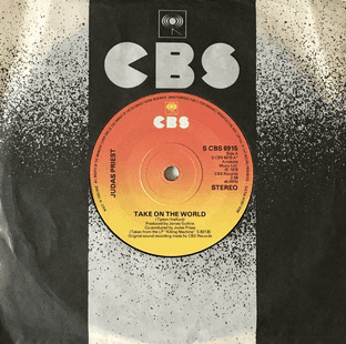 Judas Priest - Take On The World (7") (VG/VG-)