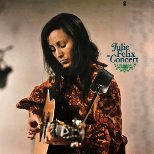 Julie Felix - Julie Felix In Concert (LP) (VG/VG-)