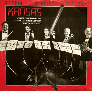 Kansas - Fight Fire With Fire (12") (VG/G)