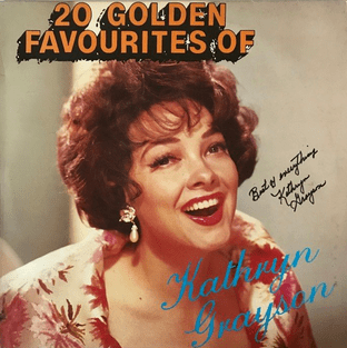 Kathryn Grayson - 20 Golden Favourites Of Kathryn Grayson (LP) (Signed) (VG+/VG+)