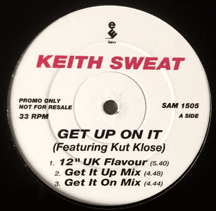 Keith Sweat - Get Up On It (ft Kut Klose) (12") (Promo) (G+/NM)