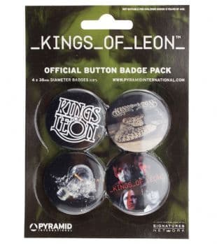 Kings Of Leon - Official Button Badge Pack