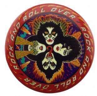 Kiss - Rock And Roll Over (38mm Button Badge)