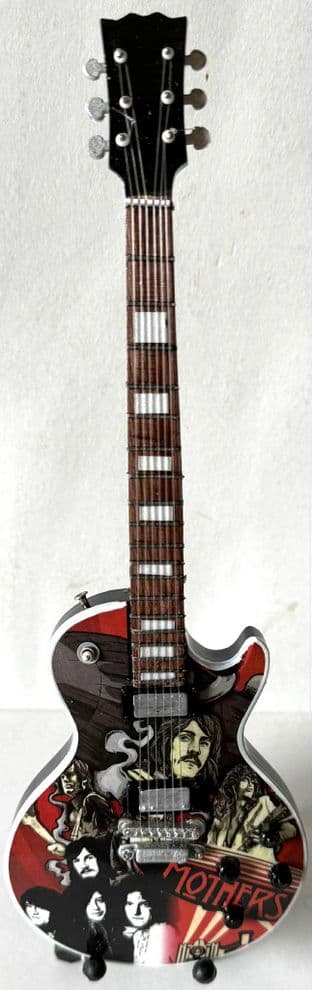 Led Zeppelin Mothership (V2) Miniature Wooden 1:4 Scale Guitar With Stand (New/Box)