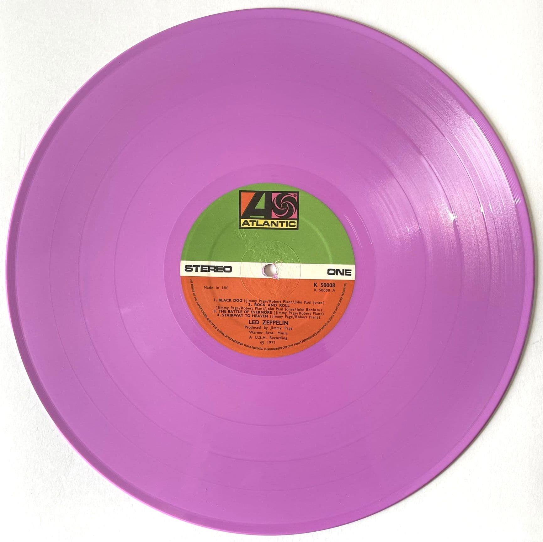 【Lilac Color Vinyl】Led Zeppelin / Untitl The manliest of albums: Led Zeppelin IV on Lilac vinyl. : r
