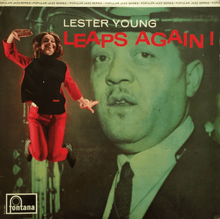 Lester Young - Lester Young Leaps Again! (LP) (G-/G)