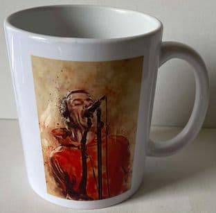 LIAM GALLAGHER - RED HOODIE MUG (11oz) (Single Sided) (Brand New In Box) (MUG244)