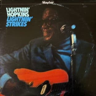 Lightnin' Hopkins - Lightnin' Strikes (LP) (VG-EX/VG-)
