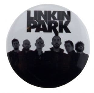 Linkin Park - Minutes To Midnight Band Shot & Logo (38mm Button Badge)