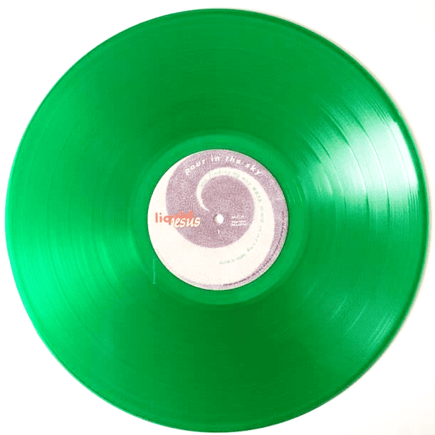 Liquid Jesus Pour In The Sky LP Green Vinyl EX/VG