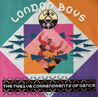 London Boys - The Twelve Commandments Of Dance (LP) (VG-EX/VG)