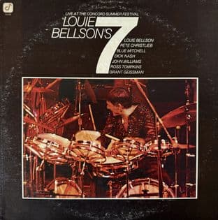 Louie Bellson - Louie Bellson's 7: Live At The Concord Summer Festival (LP) (VG/VG-)