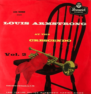 Louis Armstrong - At The Crescendo Vol. 2 (LP) (VG-/G+)