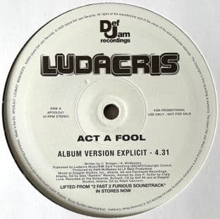 Ludacris - Act A Fool (12") (Promo) (VG-/NM)