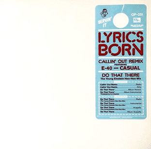 Lyrics Born - Callin' Out Remix/Do That There (12") (EX-/VG++)