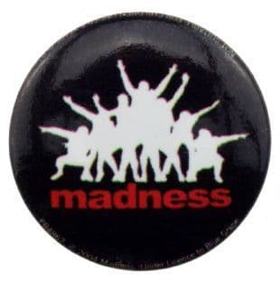 Madness - 7 Silhouette Logo (25mm Button Badge)