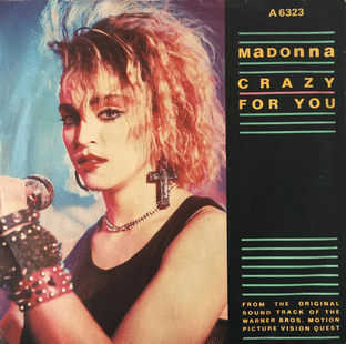 Madonna - Crazy For You (7") (G-VG/G+)