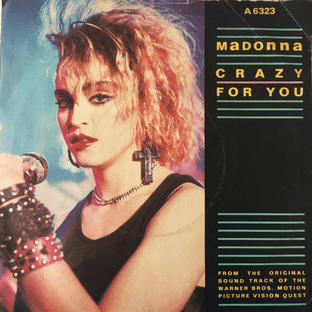 Madonna - Crazy For You (7") (VG+/G)