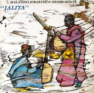 Malamini Jobarteh & Dembo Konte - Jaliya (LP) (1st Pressing) (EX/VG-)
