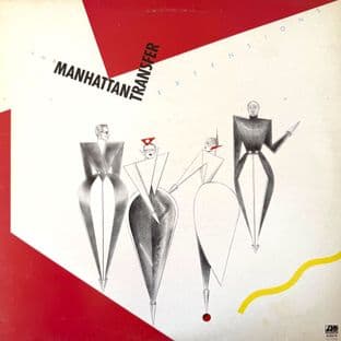 Manhattan Transfer (The) ‎- Extensions (LP) (VG+/VG)