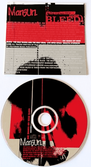 Mansun - Five EP: She Makes My Nose Bleed (CD Single Pt 2) (NM/VG+)