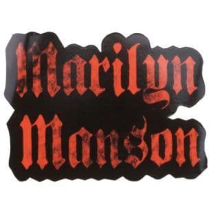 Marilyn Manson - Classic Logo (Sticker)
