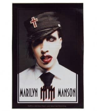Marilyn Manson Marilyn In Uniform (Sticker)